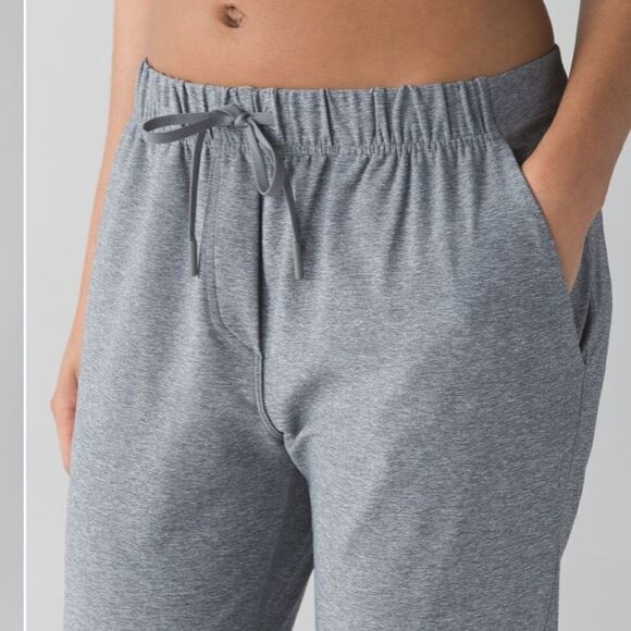 Lululemon grey Slim Heathered Slate Pants sweatpants - Picture 1 of 12